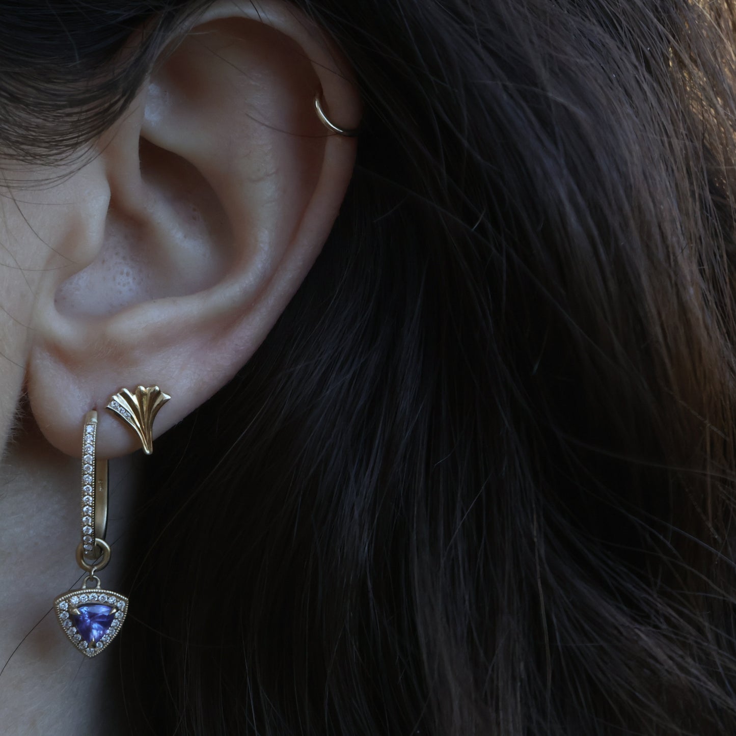 Gingko Studs