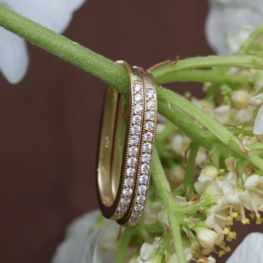 Accented Oval Hoops - Made to Order