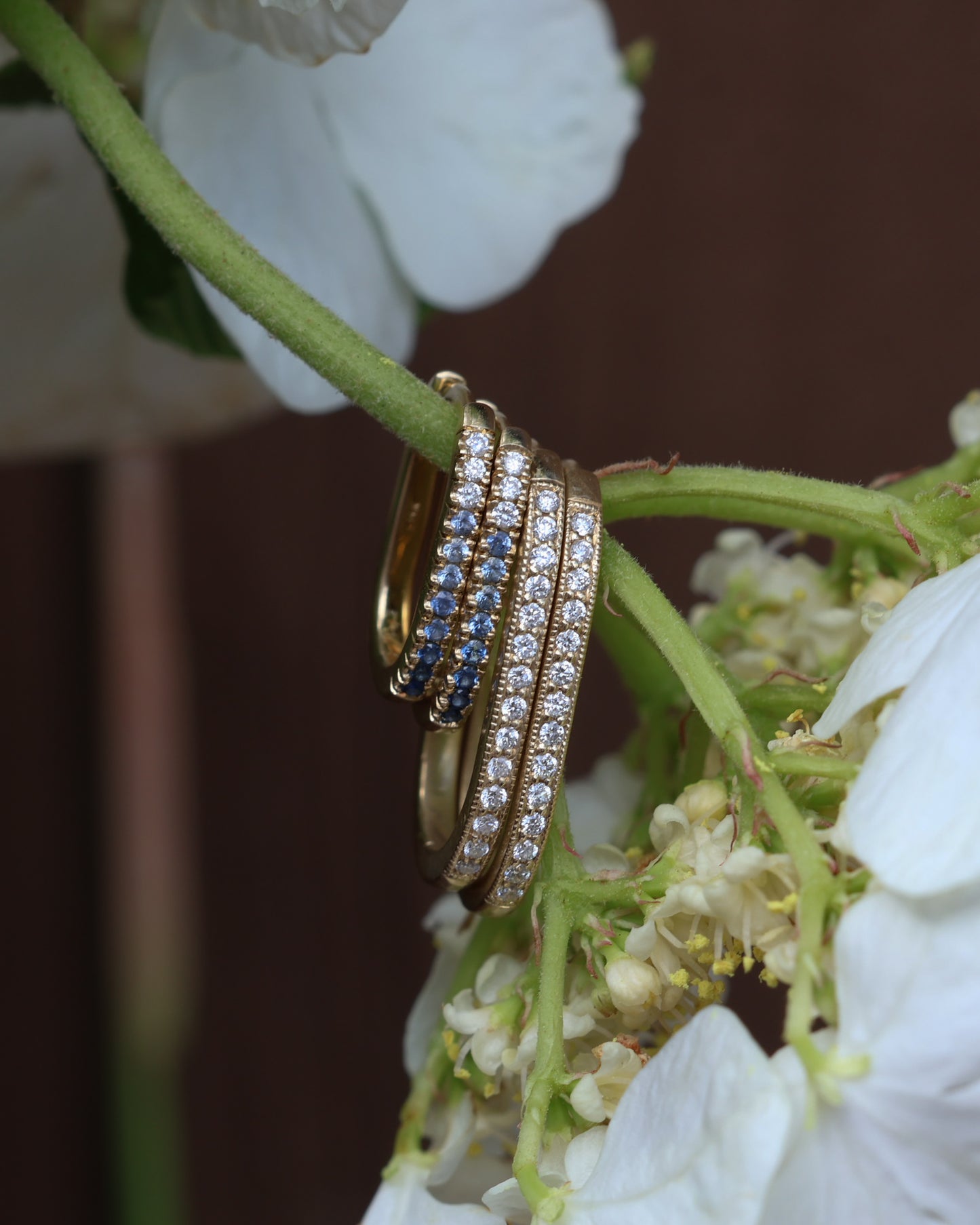 Mini Accented Oval Hoops - Made to Order
