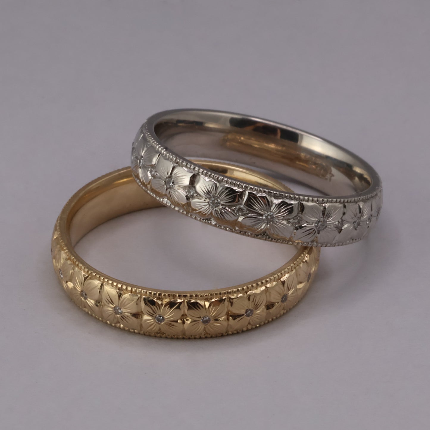 Dahlia Band in Platinum