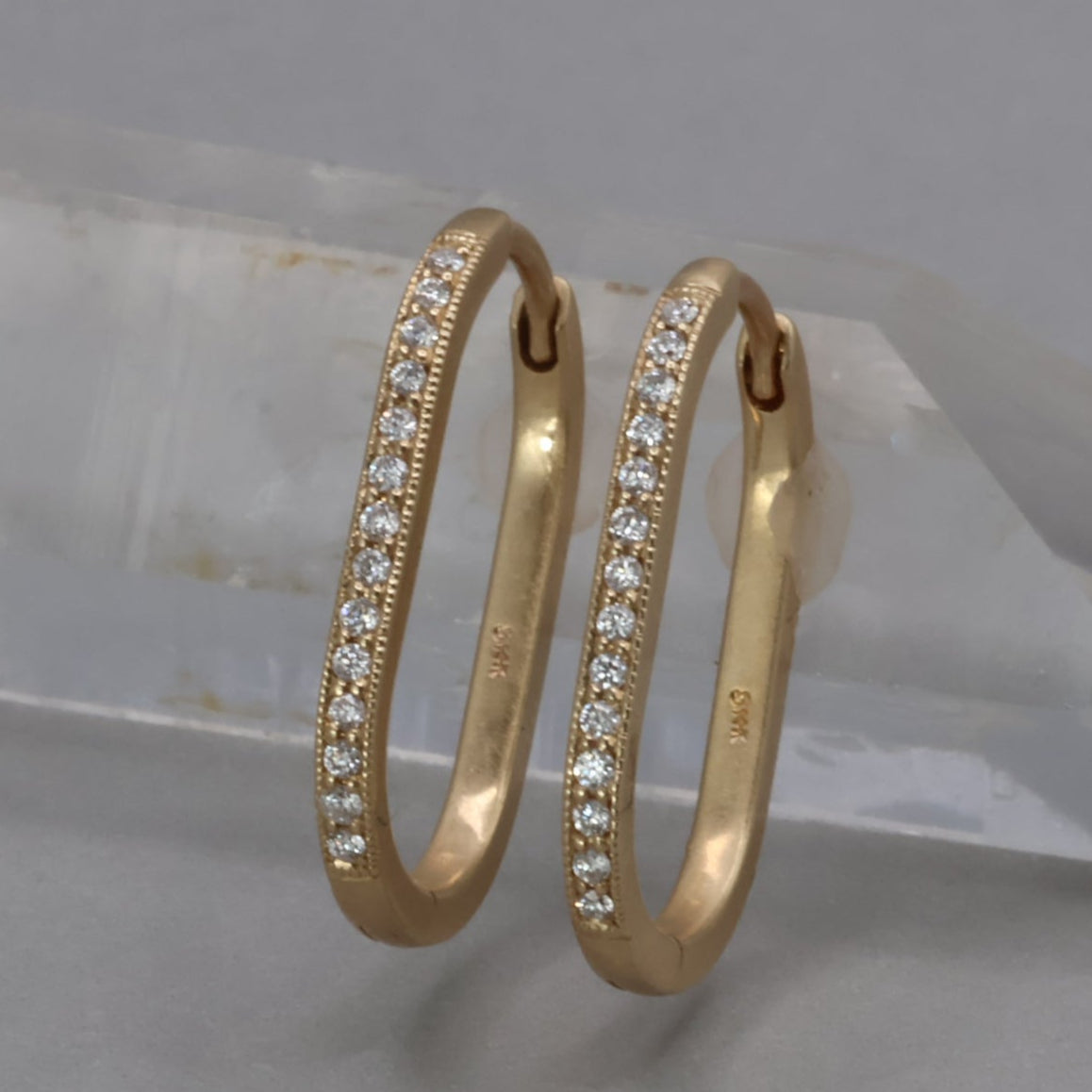 Accented Oval Hoops - Made to Order