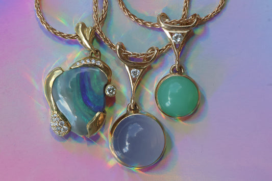 Uma Pendant - Chrysoprase