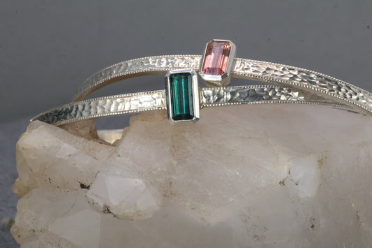 Textured Millgrain Cuff - Imperial Topaz