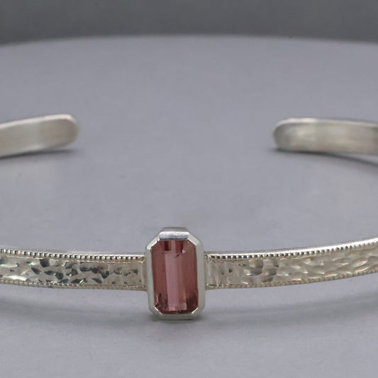 Textured Millgrain Cuff - Imperial Topaz
