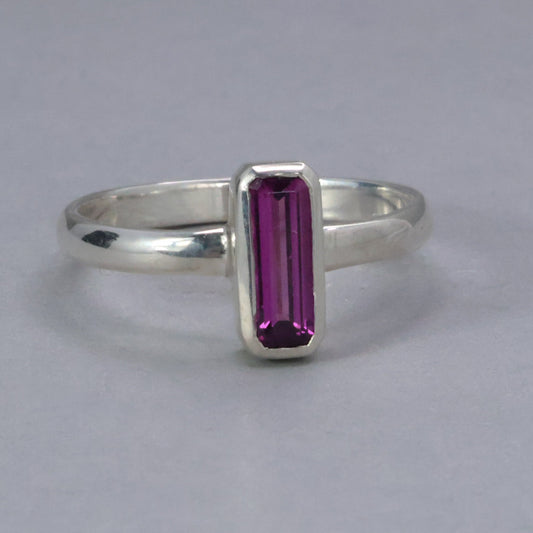 Rhodolite Garnet Bezel Stacker