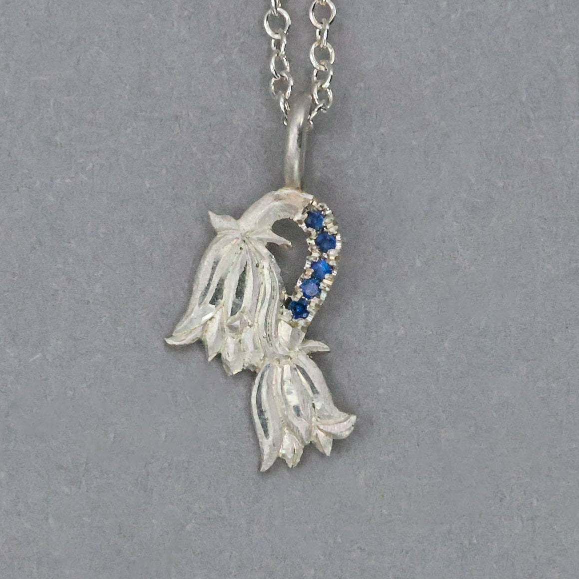 Blue Bell Necklace